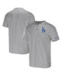 Фото #1 товара Men's Darius Rucker Collection by Heather Gray Los Angeles Dodgers Henley T-shirt