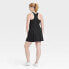 Фото #3 товара Women's Knit Halter Active Woven Dress - All In Motion Black S