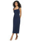 Women's Sleeveless Cowl-Neck Midi Dress