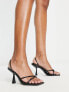 Simmi London Alamo mid heel sandals in black