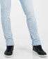 Фото #5 товара Men's Light-Wash Slim Tapered Fit Jeans