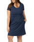 Фото #1 товара Платье для беременных и кормящих Eleanora Plus Size от Kindred Bravely