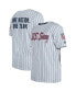 ფოტო #1 პროდუქტის Men's 5th & Ocean by Gray Distressed USMNT Throwback Mesh Jersey T-shirt