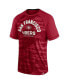 ფოტო #3 პროდუქტის Men's Scarlet San Francisco 49ers Hail Mary Raglan T-shirt