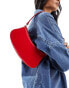 Фото #1 товара ASOS DESIGN curved base shoulder bag in red