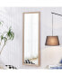 Фото #3 товара All-Solid Wood Frame Mirror with Simple Assembly