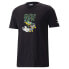 Фото #1 товара Puma Classics Super Graphic Crew Neck Short Sleeve T-Shirt Mens Black Casual Top