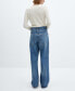 Фото #3 товара Women's Double-Waist Straight Jeans