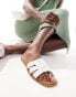 Фото #1 товара schuh Tierney flat sandals in white leather