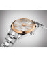 ფოტო #4 პროდუქტის Men's Swiss Automatic Gentleman Stainless Steel Bracelet Watch 40mm