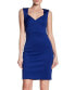 Фото #1 товара Eliza J 154224 Women's Sleeveless Crisscross Dress V-Neck Blue Royal Sz. 10