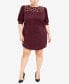 ფოტო #1 პროდუქტის Plus Size Whitney Dress