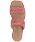 Фото #4 товара Women's Norina Woven Two Band Wedge Sandals, Created for Macy's