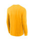 Men's Gold Los Angeles Rams Fashion Tri-Blend Long Sleeve T-shirt