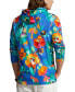 Men's Big & Tall Hooded Floral T-Shirt