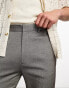 Фото #3 товара ASOS DESIGN tapered smart trousers in stone micro texture