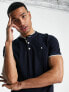 Jack & Jones Essentials grandad polo with tipping in navy M - фото #7