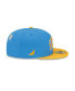 Фото #6 товара Men's X Staple Powder Blue, Gold Los Angeles Chargers Pigeon 59Fifty Fitted Hat