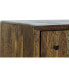 Фото #3 товара Тумба с ящиками DKD Home Decor Коричневый Медь Позолоченный Серебристый Металл древесина акации современный 87 x 47 x 101 cm