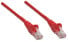 Фото #5 товара Intellinet Network Patch Cable - Cat5e - 1.5m - Red - CCA - U/UTP - PVC - RJ45 - Gold Plated Contacts - Snagless - Booted - Lifetime Warranty - Polybag - 1.5 m - Cat5e - U/UTP (UTP) - RJ-45 - RJ-45