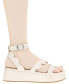Фото #6 товара Women's Faye Scalloped Buckle Flatform Sandals
