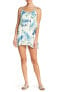 Show Me Your MuMu 155875 Arianna Floral Mini Dress Sleeveless Wisteria Sz. XS