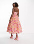 Maya floral tutti fruit midi dress in pink