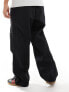 Tommy Jeans parachute trousers in black