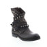 Фото #2 товара A.S.98 Vianne 250202-102 Womens Gray Leather Hook & Loop Casual Dress Boots 6