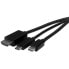 Фото #6 товара StarTech.com USB-C - HDMI or Mini DisplayPort to HDMI Converter Cable - 2 m (6 ft.) - 2 m - HDMI - HDMI + Mini DisplayPort + USB Type-C - Male - Male - Straight