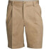 ფოტო #7 პროდუქტის Men's Comfort Waist Pleated 9" No Iron Chino Shorts