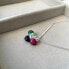 Silver necklace with semi-precious stones - protection, stress and inspiration (chain, pendant)