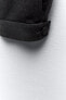 Фото #10 товара Зауженные брюки с подвернутыми манжетами ZARA