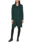 Фото #2 товара DKNY Women's Walker Coat Emerald Green XXS