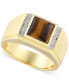 Tiger's Eye/Gold Over Silver