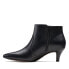 Фото #5 товара Clarks Linvale Judith 26156804 Womens Black Leather Ankle & Booties Boots