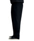 Фото #4 товара Брюки мужские Haggar Big & Tall Premium No Iron Khaki Classic-Fit Pleated (расшитые) с скрытой резиной в поясе