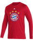 Фото #2 товара Men's Red Bayern Munich Primary Logo Amplifier Long Sleeve T-shirt