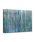 Фото #2 товара 'Rain' Abstract Blue Canvas Wall Art, 20x30"