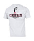 Фото #5 товара Men's White Cincinnati Bearcats Stack 2-Hit T-shirt
