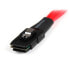 StarTech.com 1m Serial Attached SCSI SAS Cable - SFF-8087 to 4x Latching SATA - Red,Black - SATA III - 1 m - SATA 7-pin - Male/Female - 100 g