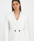 ფოტო #3 პროდუქტის Women's Peak-Lapel Button-Front Blazer