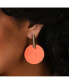 ფოტო #4 პროდუქტის Women's Orange Circular Drop Earrings