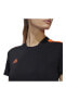 Фото #4 товара Футболка Adidas Tiro Essentials Женская Черно-оранжевая