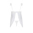Milagros Chemise and Thong White