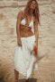 Фото #6 товара Объемная юбка миди из нейлона ZARA