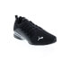 Фото #4 товара Puma Axelion LS 19438411 Mens Black Canvas Lace Up Athletic Running Shoes