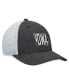 Men's Charcoal, White Iowa Hawkeyes Townhall Trucker Snapback Hat