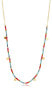 Půvabný pozlacený náhrdelník Trend 13038C100-96