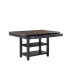 Фото #3 товара Transitional Style Counter Height Table with Storage